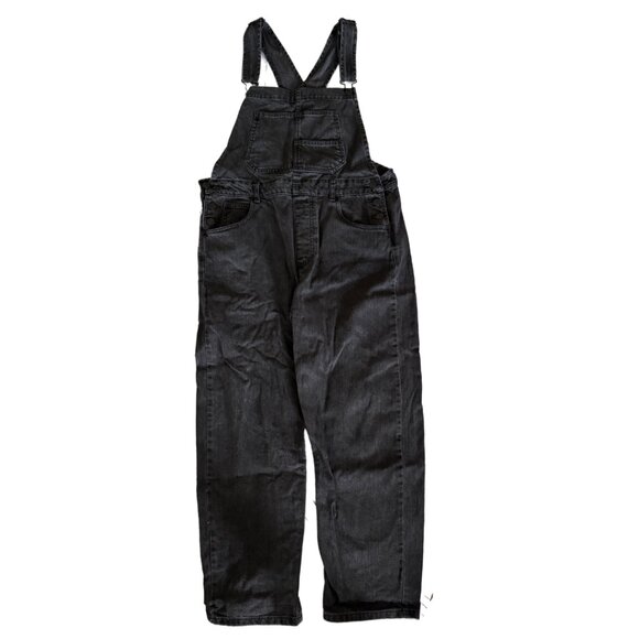 FREE PEOPLE X WE THE FREE Ziggy Straight Leg Overall in Mineral Black | Size L - Picture 5 of 15